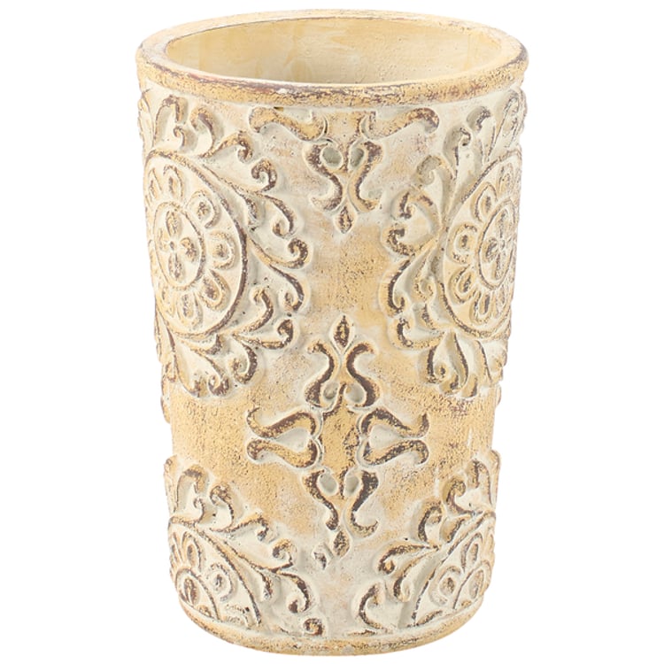 Primitives By Kathy Small Nouveau Floral Planter