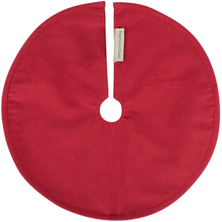 Primitives By Kathy Small Red Plaid Tree Skirt