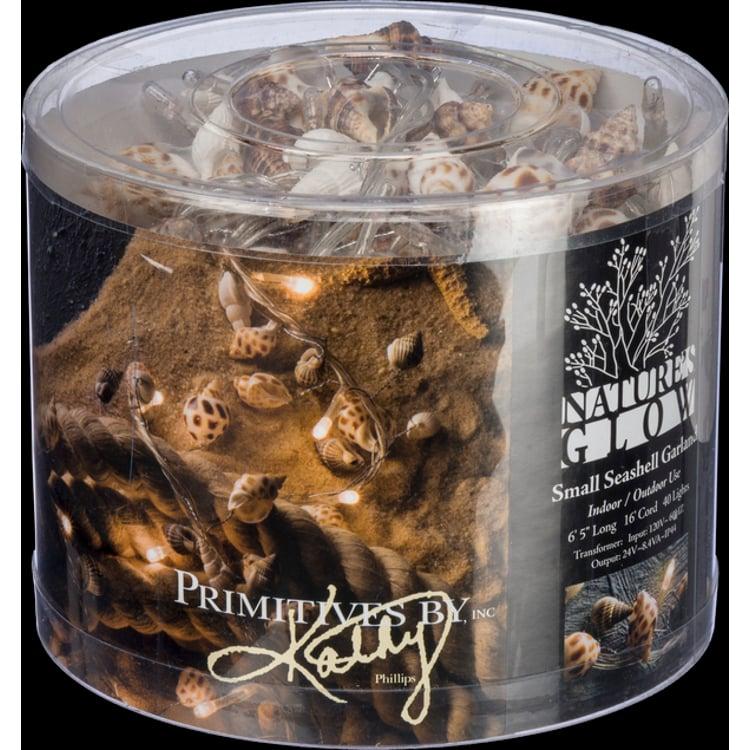 Primitives By Kathy Small Seashell String Lights