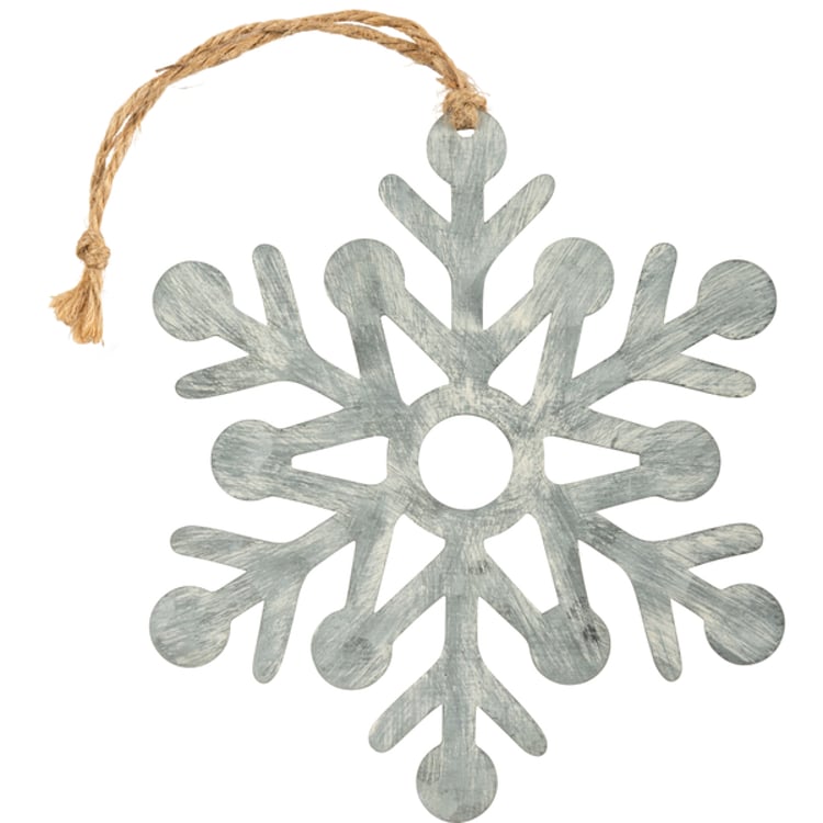 primitives by kathy Small Snowflake Hanging Decor