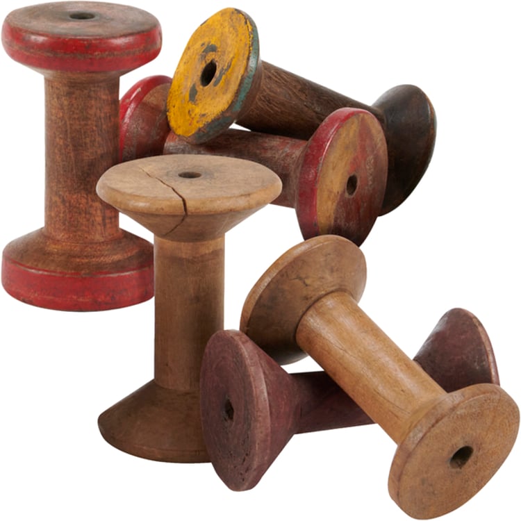 primitives by kathy Small Wooden Spool