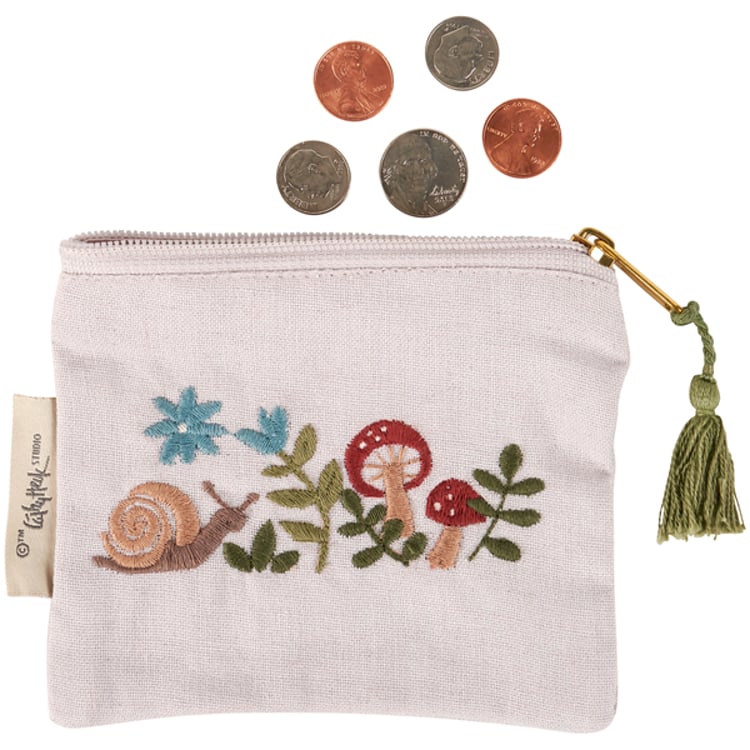 Primitives By Kathy Snail & Mushroom Zipper Wallet