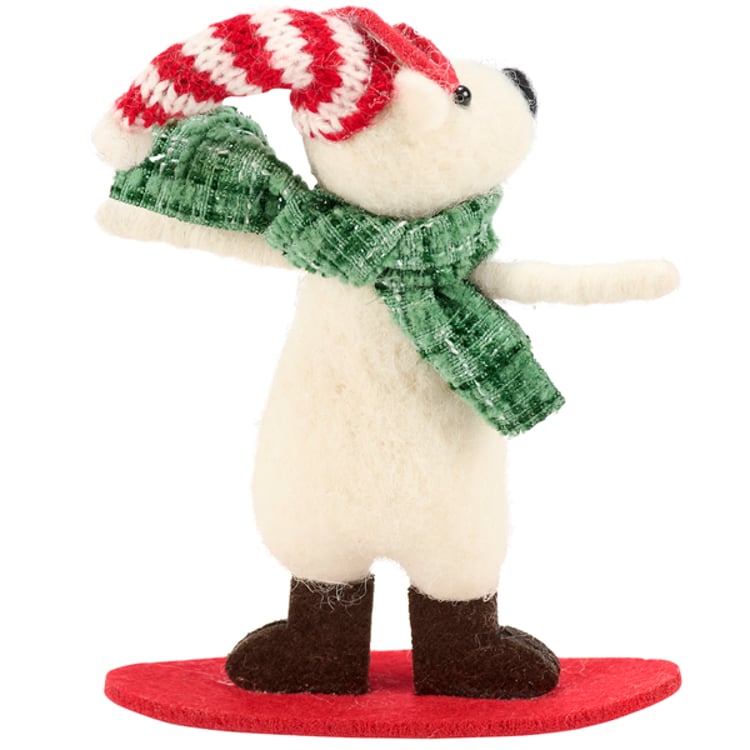 Primitives By Kathy Snowboard Bear Critter