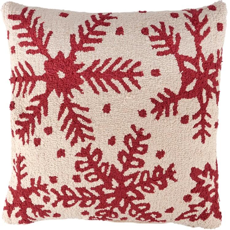 Primitives By Kathy Snowflakes Pillow