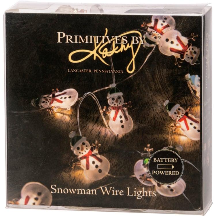 Primitives By Kathy Snowman Wire Lights
