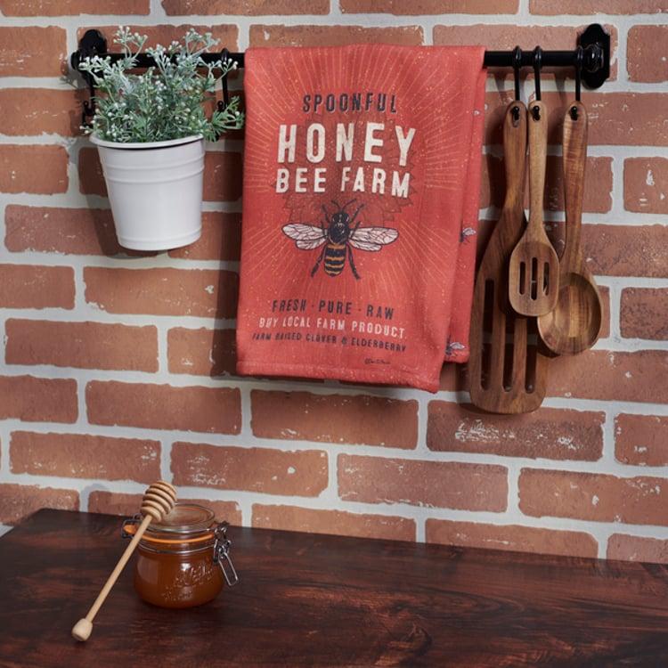 Primitives By Kathy Spoonful Honey Kitchen Towel