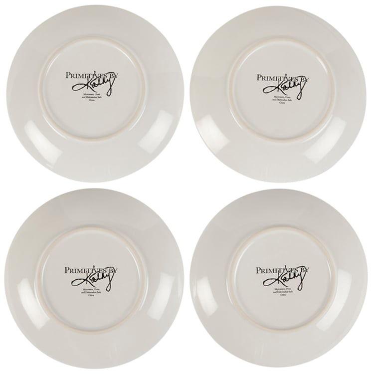Primitives By Kathy Spring Friends Plate Set