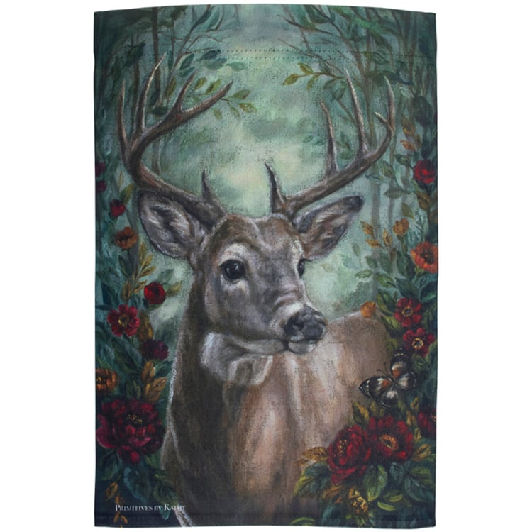 Primitives By Kathy Stag Garden Flag
