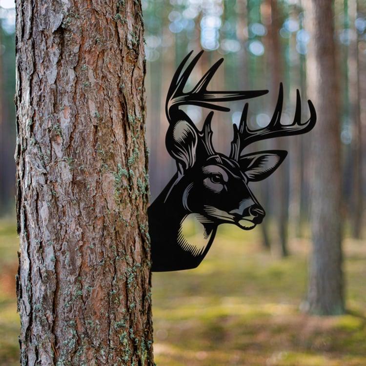 Primitives By Kathy Stag Metal Outdoor Art