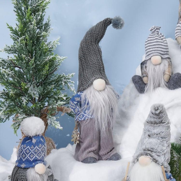 Primitives By Kathy Standing Gray Gnome Sitter