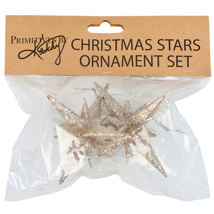 Primitives By Kathy Starburst Ornament Set