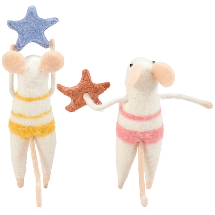 Primitives By Kathy Starfish Mice Critter Set
