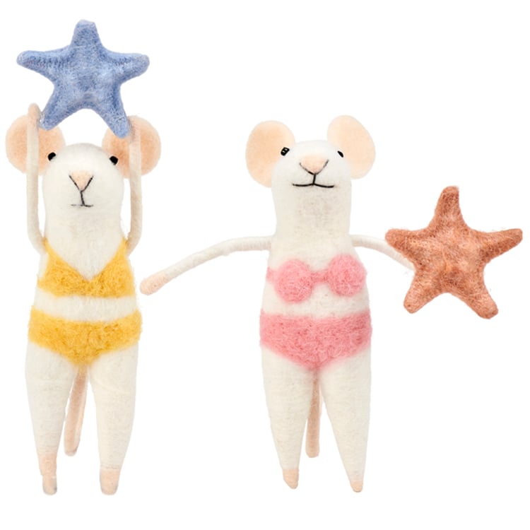 primitives by kathy Starfish Mice Critter Set
