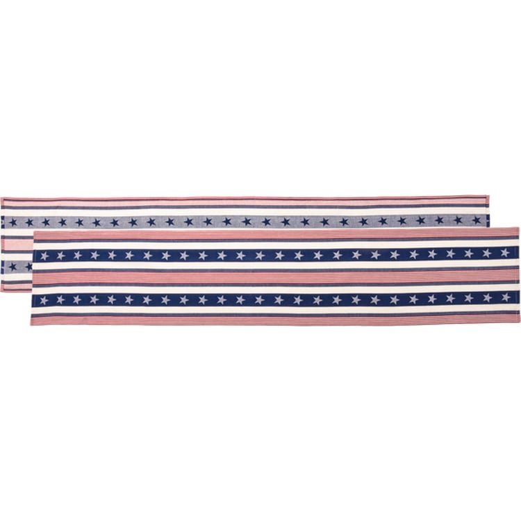 primitives by kathy Stars And Stripes Table Runner