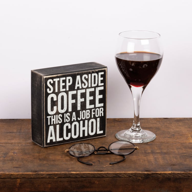 Primitives By Kathy Step Aside Box Sign