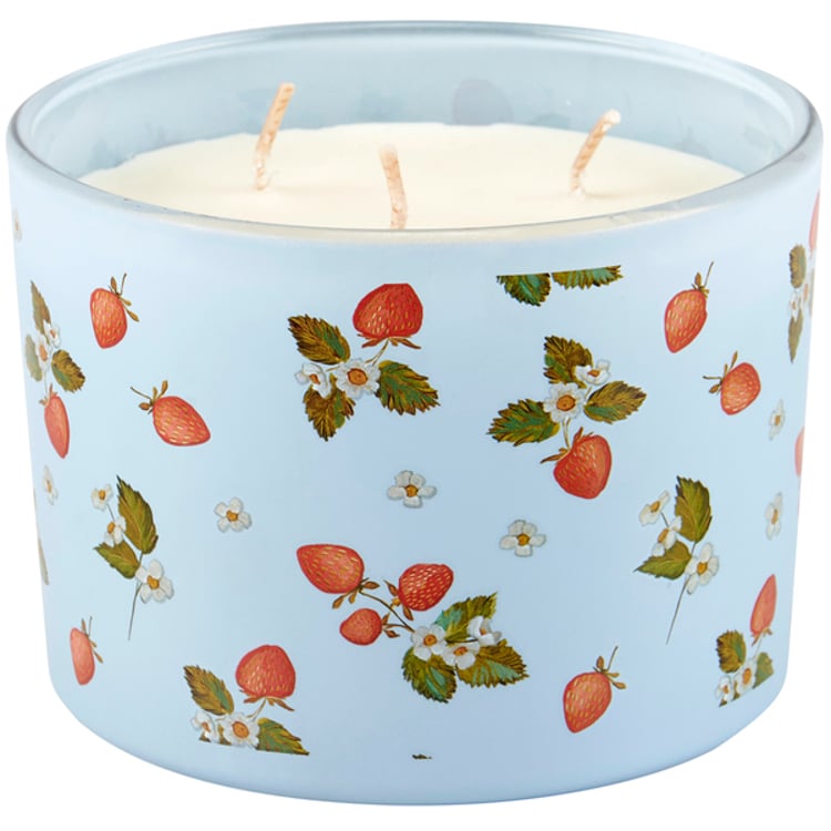 Primitives By Kathy Strawberry Candle