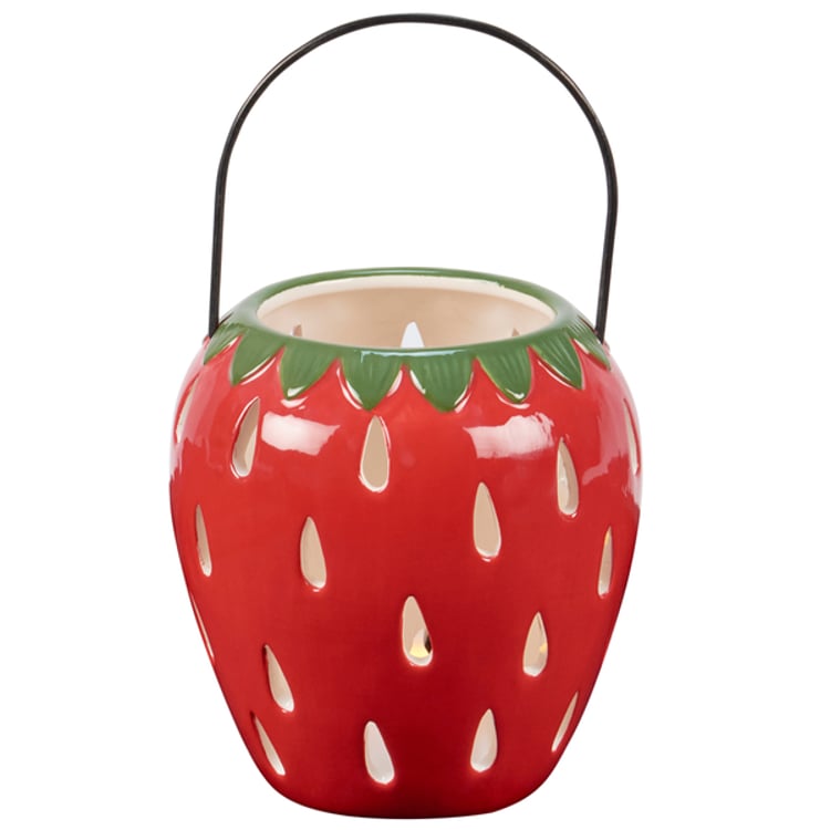 Primitives By Kathy Strawberry Candle Holder