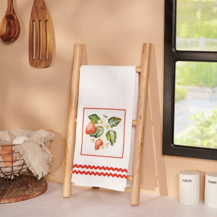 Primitives By Kathy Strawberry Vine Kitchen Towel