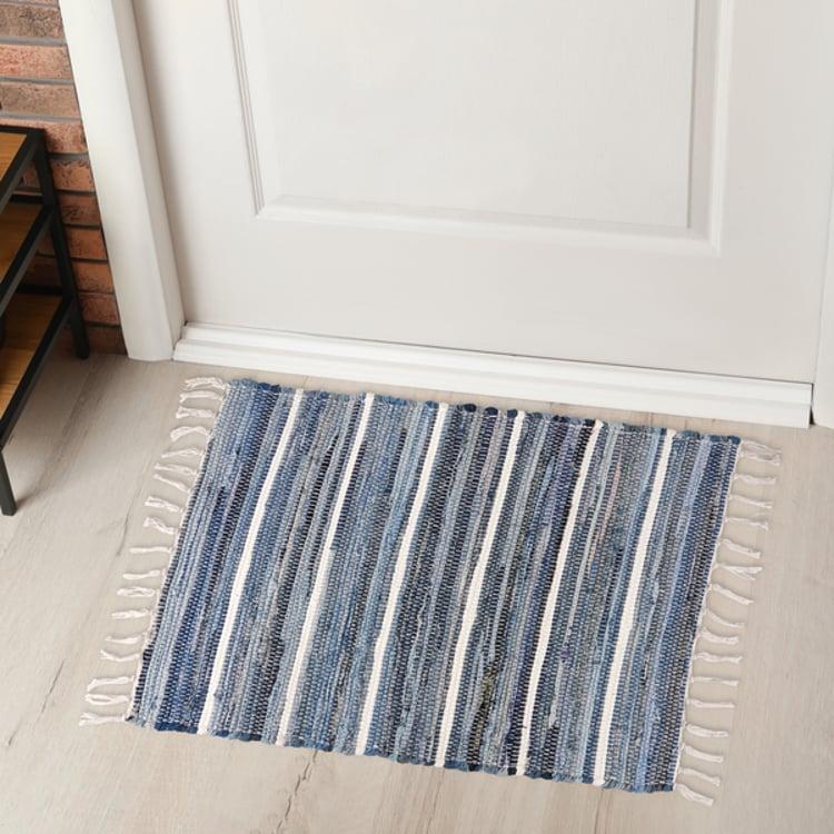 Primitives By Kathy Striped Indigo Rug