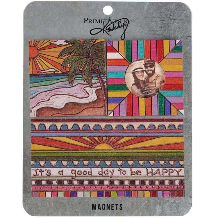 primitives by kathy Sunbeams Photo Magnet Set