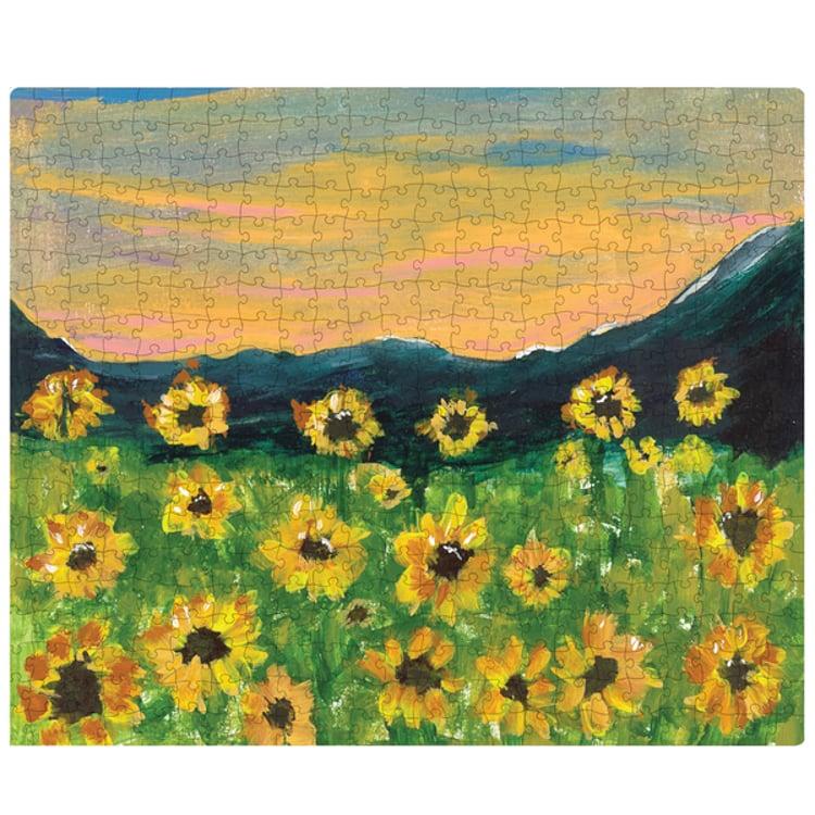 Primitives By Kathy Sunflower Field Puzzle
