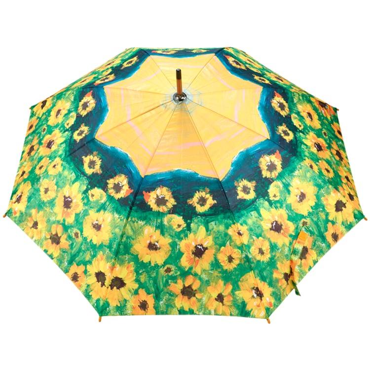 Primitives By Kathy Sunflower Fields Umbrella