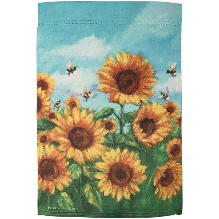 Primitives By Kathy Sunflowers Garden Flag