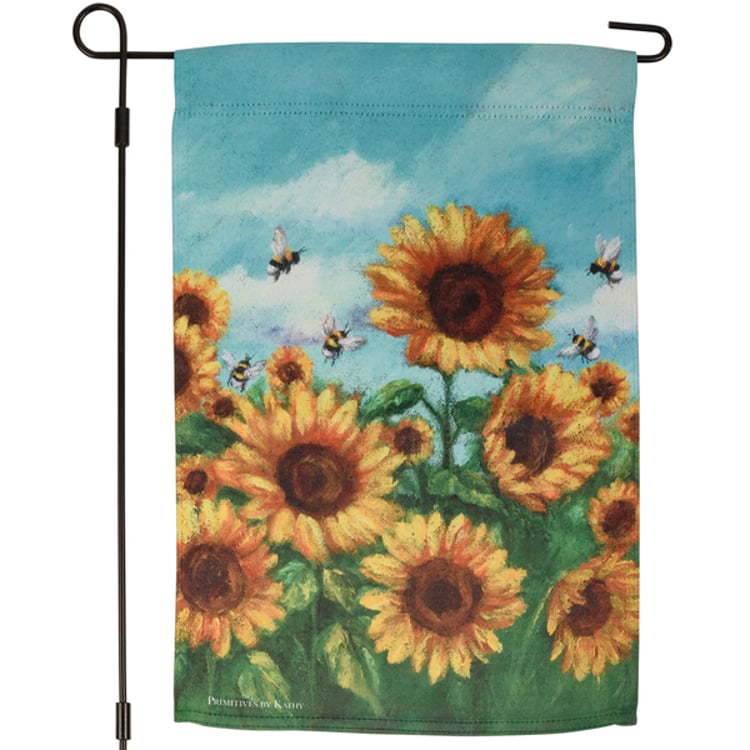 primitives by kathy Sunflowers Garden Flag