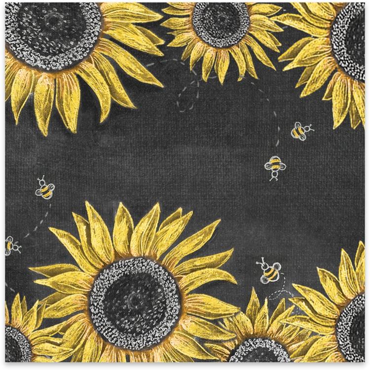 Primitives By Kathy Sunflowers Paper Table Runner