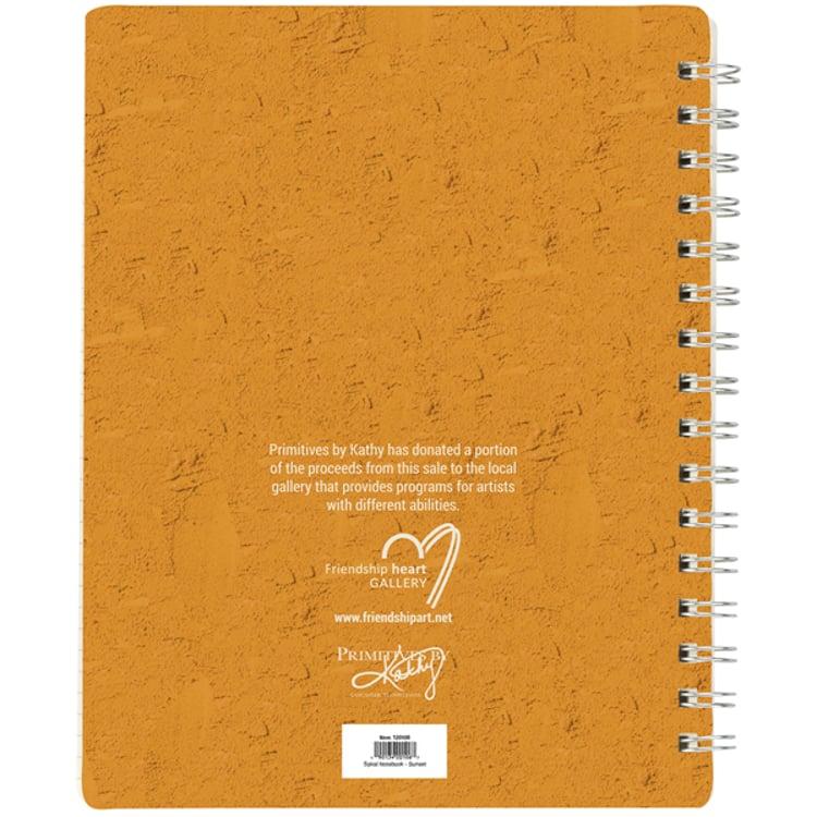 Primitives By Kathy Sunset Spiral Notebook
