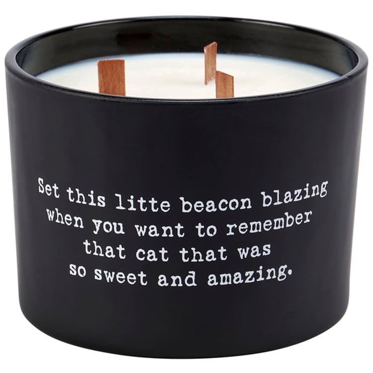 primitives by kathy Sweet Cat Poetry Candle