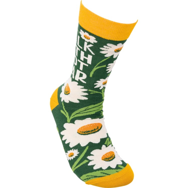 Primitives By Kathy Talk Faith Not Fear Socks