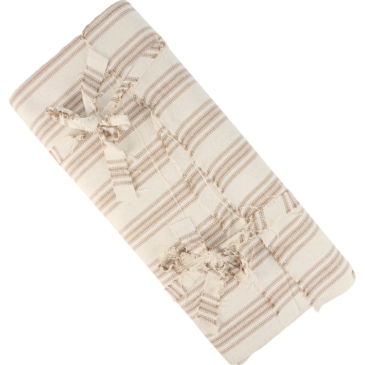 Primitives By Kathy Tan 12 Stripe Cream Fabric