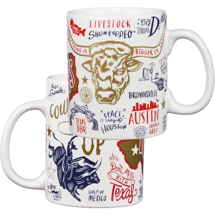 Primitives By Kathy Texas Mug