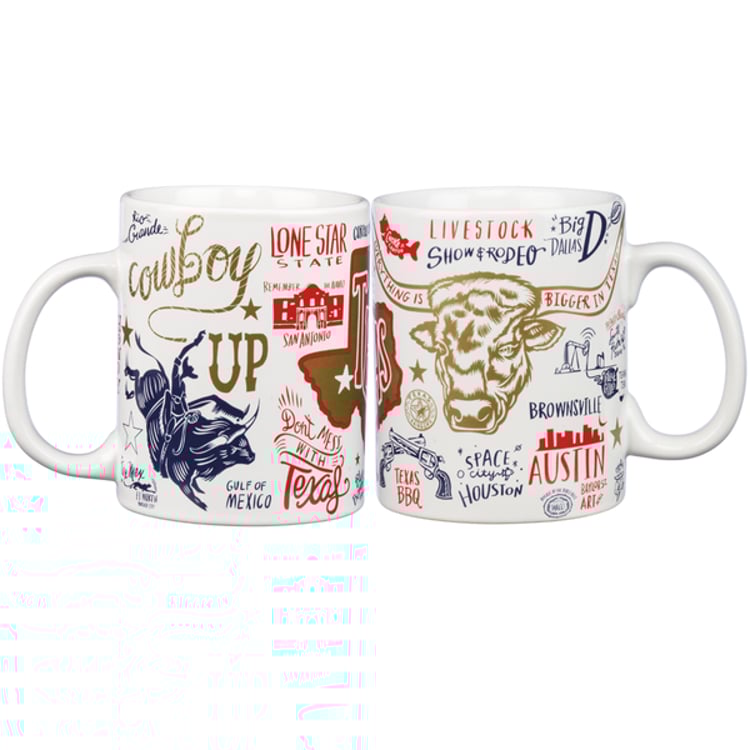 primitives by kathy Texas Mug