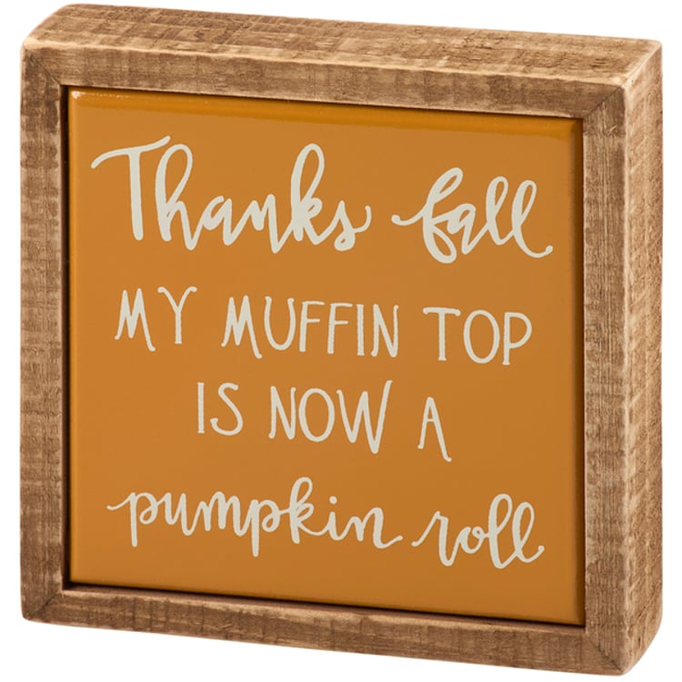 primitives by kathy Thanks Fall Box Sign Mini