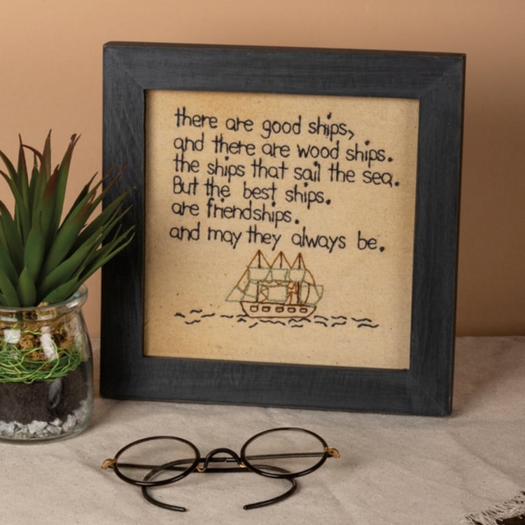 Primitives By Kathy There Are Good Ships Stitchery