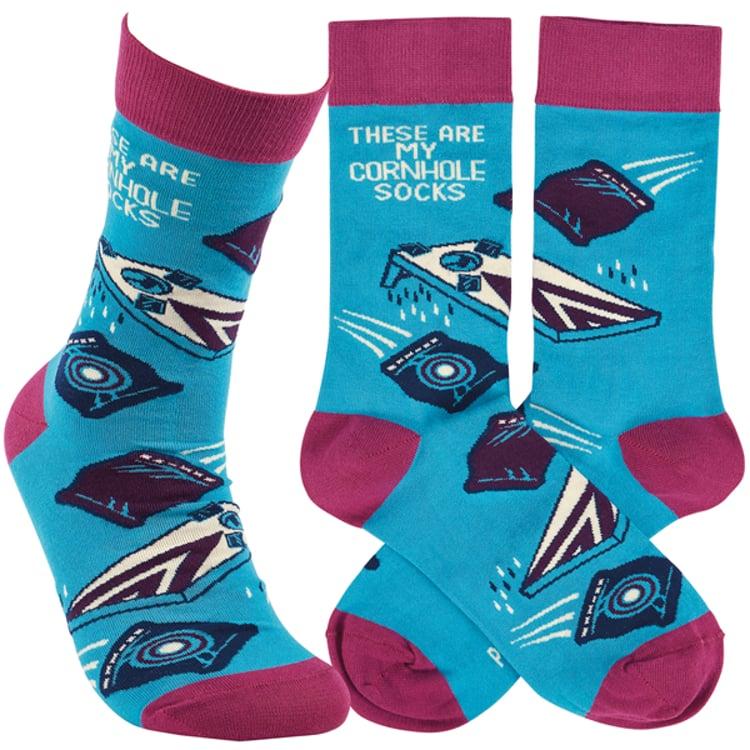 primitives by kathy These Are My Cornhole Socks