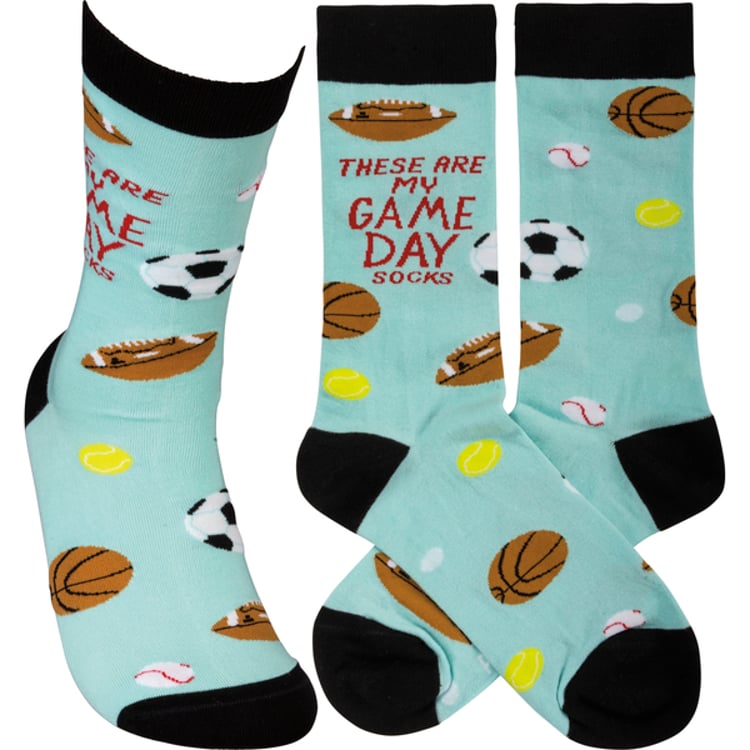 primitives by kathy These Are My Game Day Socks