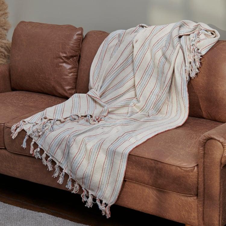 Primitives By Kathy Ticking Stripe Throw
