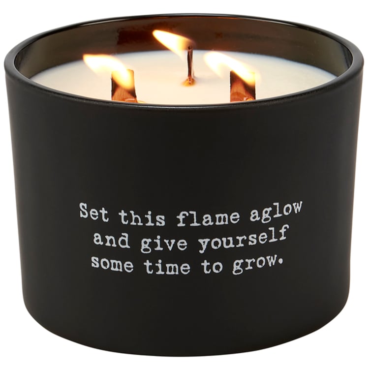 Primitives By Kathy Time To Grow Poetry Candle