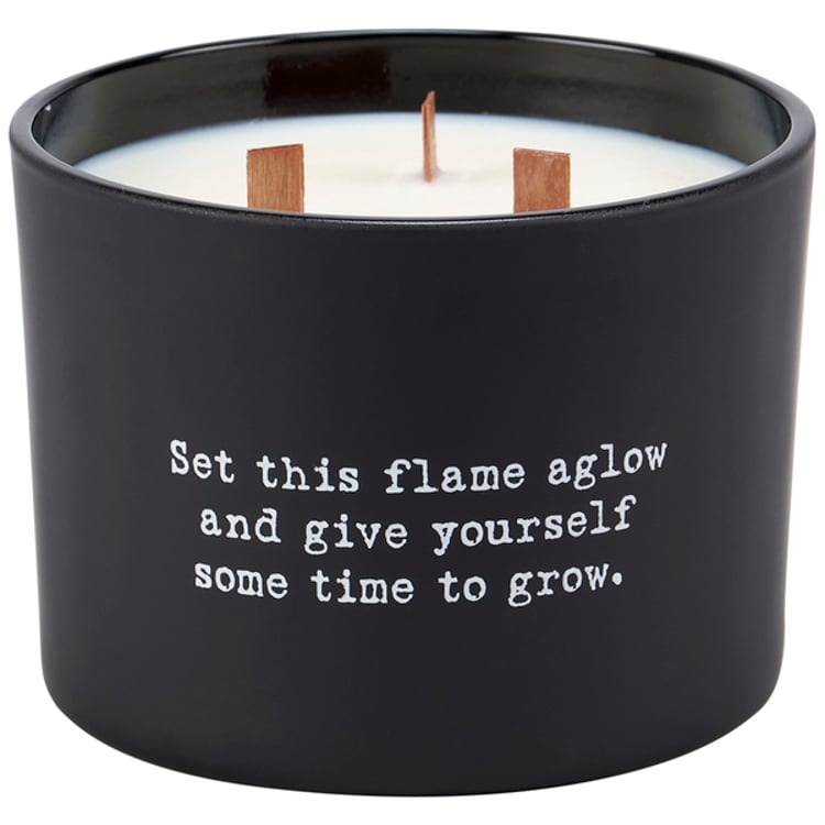 primitives by kathy Time to Grow Poetry Candle