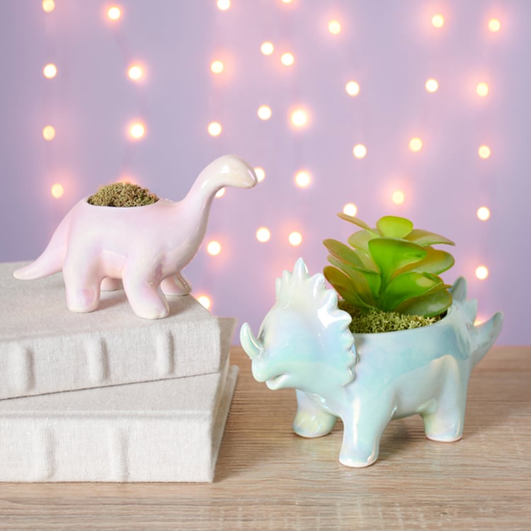 Primitives By Kathy Triceratops Planter