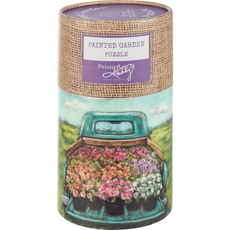 Primitives By Kathy Truck Bed Flowers Puzzle