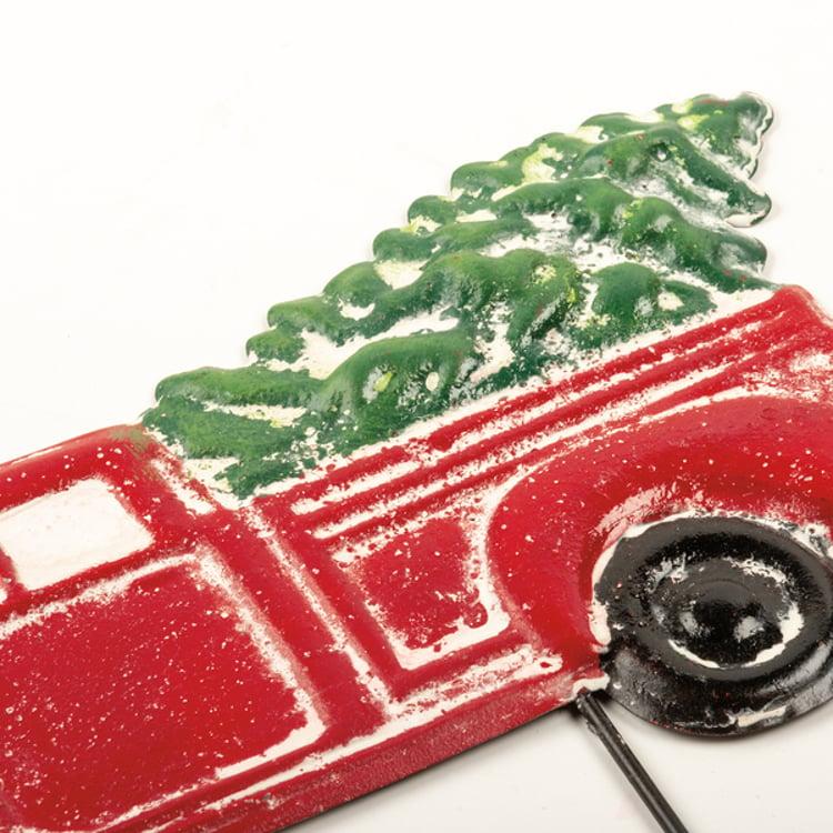 Primitives By Kathy Truck With Tree Stake