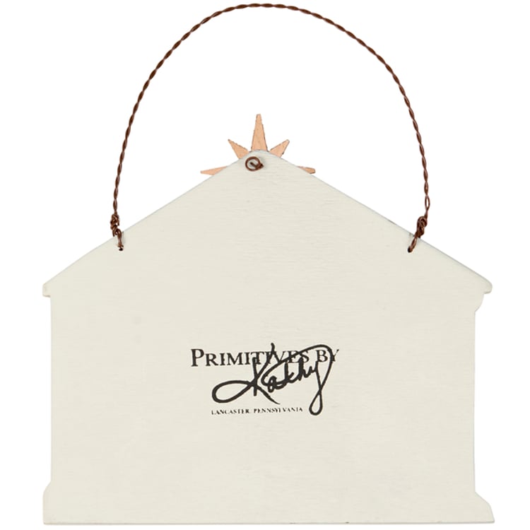 Primitives By Kathy True Story Nativity Ornament