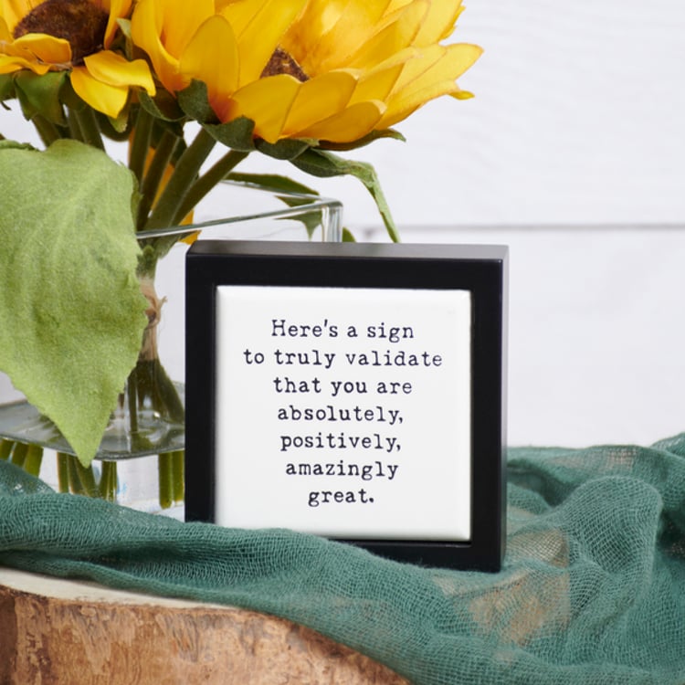 Primitives By Kathy Truly Amazing Box Sign Mini