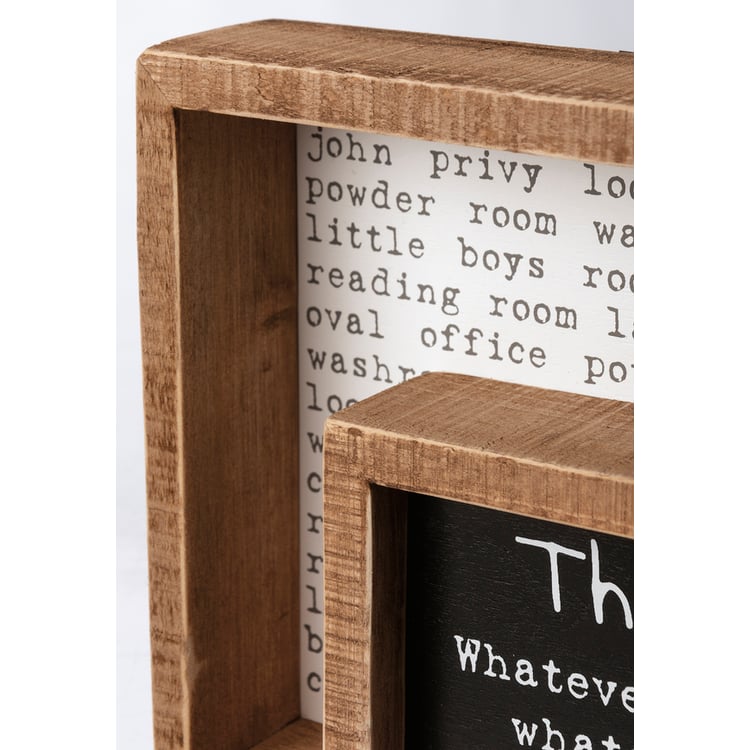 Primitives By Kathy Unseen Inset Box Sign