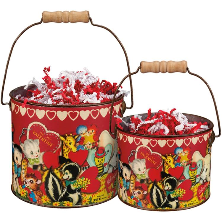 Primitives By Kathy Valentine Bucket Set