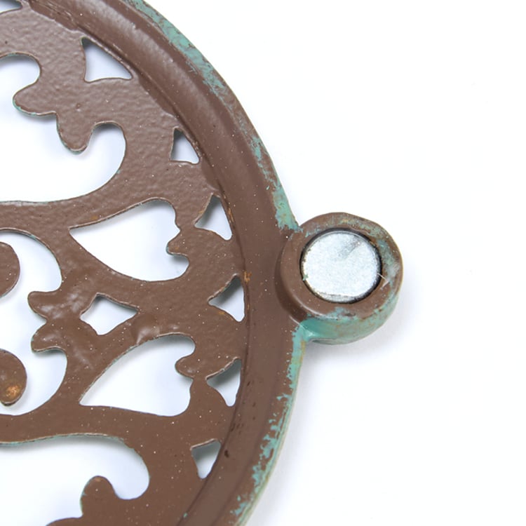 Primitives By Kathy Vintage Filigree Desk Clock